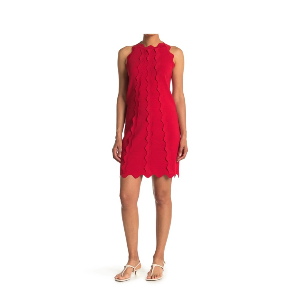 NWT Ted Baker London Rianori Scalloped Trim
Shift Dress | Size: 2
